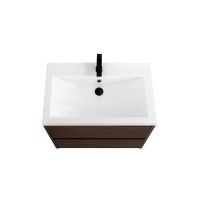 Тумба под раковину без столешницы Art&Max Family-M 58 подвесная, bourbon oak