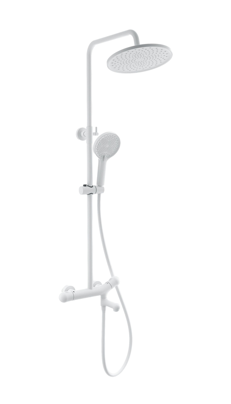 Душевая стойка Wonzon & Woghand WW-B3057-A-MW матовая белая
