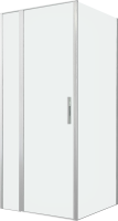 Душевой уголок Allen Brau Priority 90x90, профиль серебро браш, стекло прозрачное