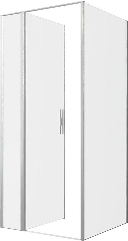 Душевой уголок Allen Brau Priority 90x90, профиль серебро браш, стекло прозрачное