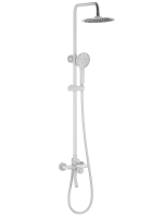 Душевая стойка Wonzon & Woghand WW-N3S962-MW матовая белая