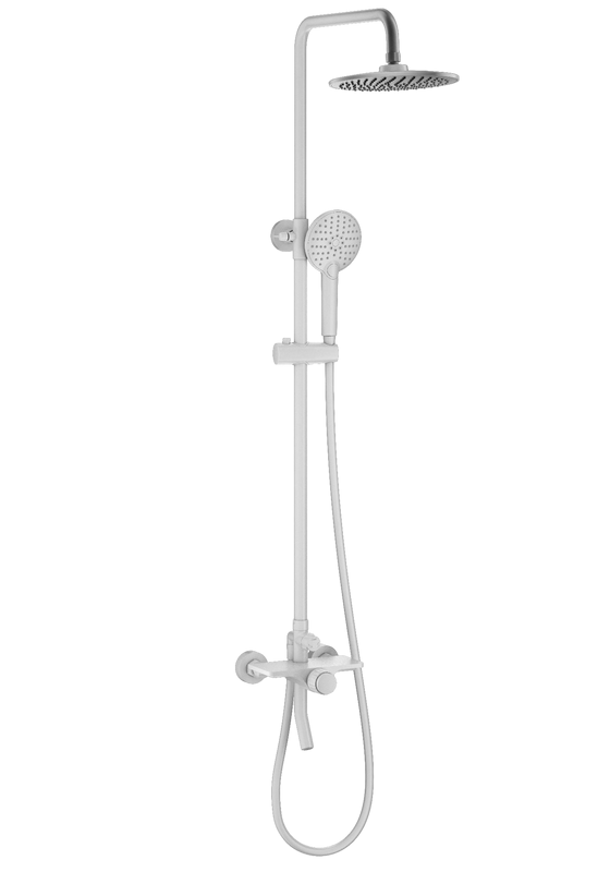 Душевая стойка Wonzon & Woghand WW-N3S962-MW матовая белая