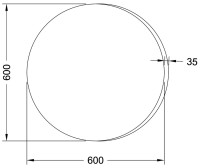 Зеркало Sanvit АРТ 60