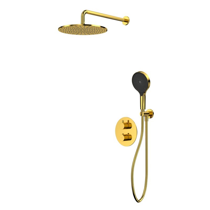 Душевой комплект WHITECROSS Y YSET08TOPGL С ВНУТРЕННЕЙ ЧАСТЬЮ, золото
