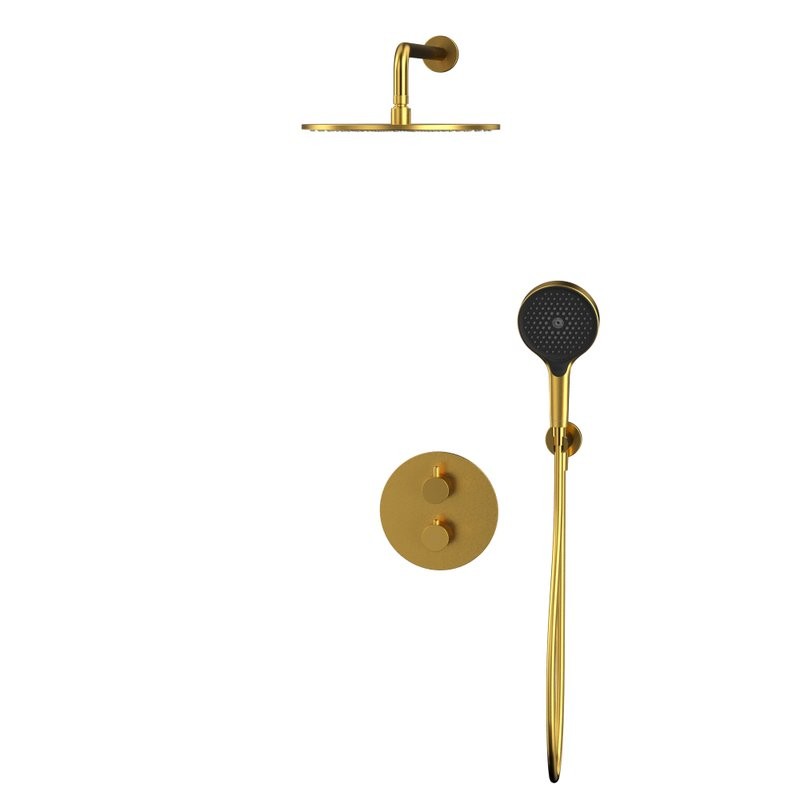 Душевой комплект WHITECROSS Y YSET08TOPGL С ВНУТРЕННЕЙ ЧАСТЬЮ, золото