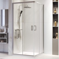 Душевой уголок RGW Passage PA-39 90х90 см, профиль хром, стекло прозрачное