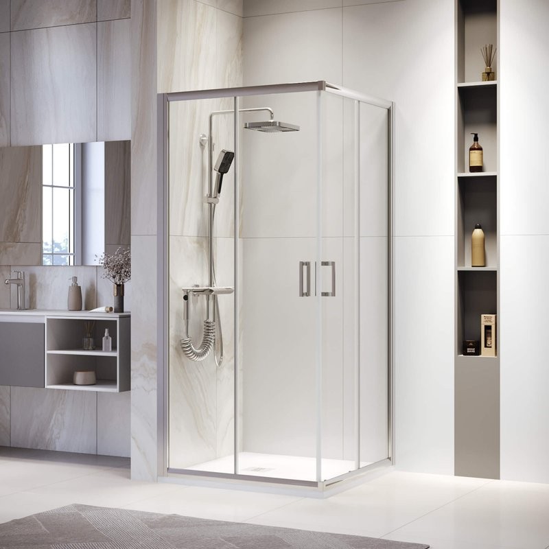 Душевой уголок RGW Passage PA-39 90х90 см, профиль хром, стекло прозрачное