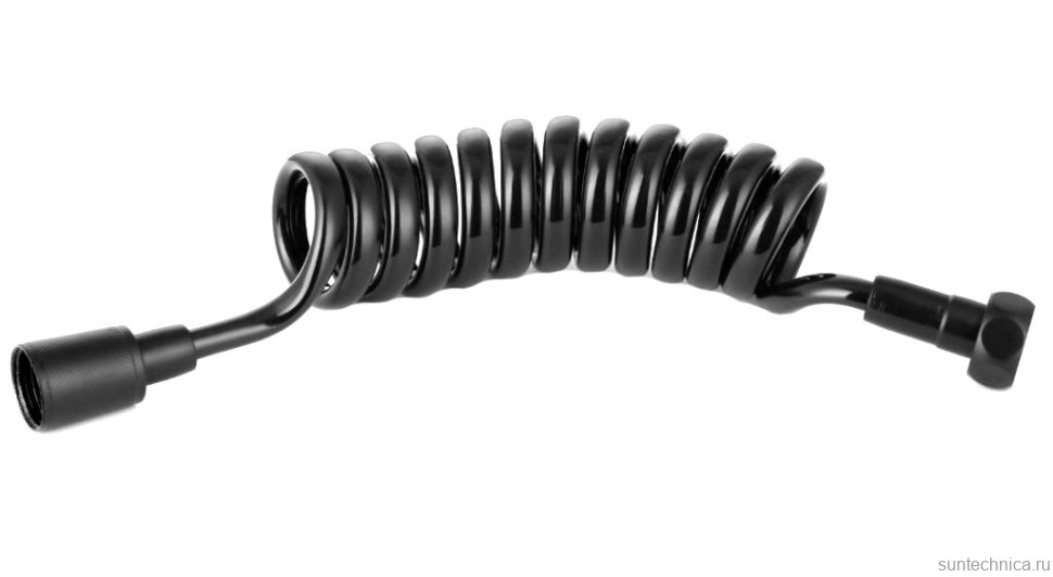 Душевой шланг Cezares Czr CZR-FMH-120-NOP чёрный матовый