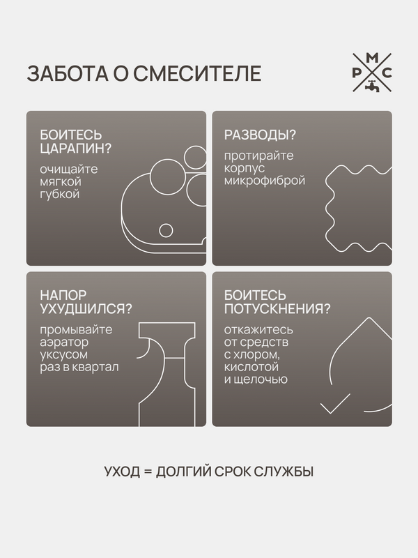 Душевая стойка РМС PL7 PL7-009DK белый