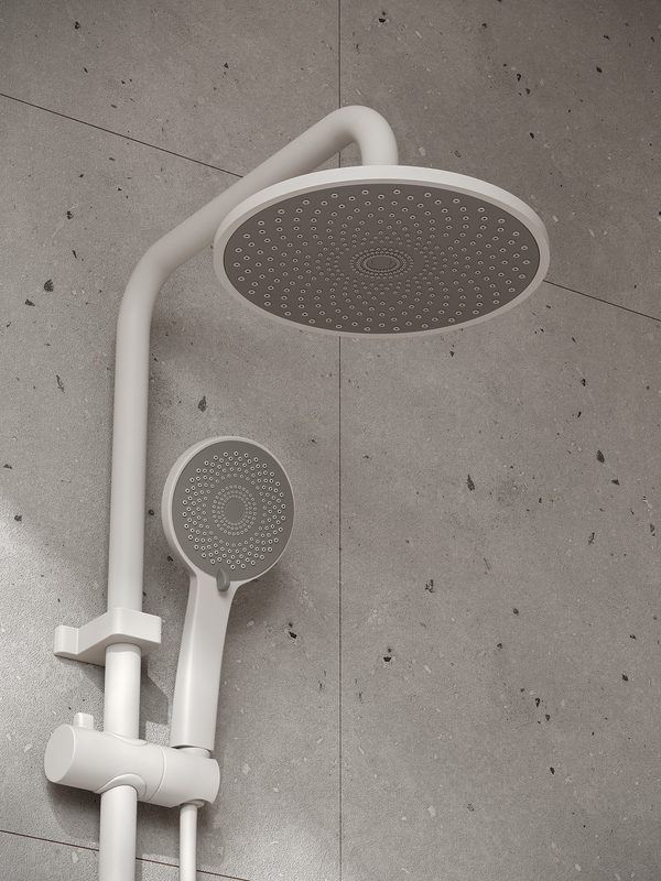 Душевая стойка РМС PL7 PL7-009DK белый