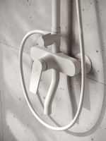 Душевая стойка РМС PL7 PL7-009DK белый