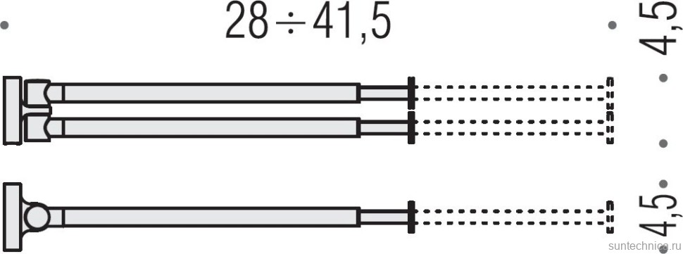 Полотенцедержатель Colombo Design Plus W4914