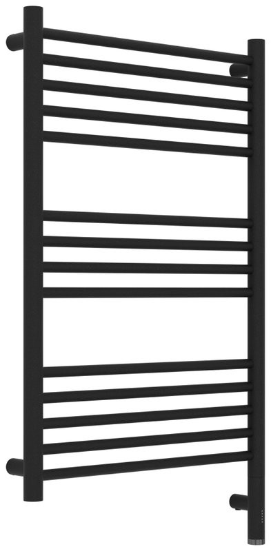 Полотенцесушитель электрический Сунержа Богема 3.1 15-6005-8050 90x55 см, подключение справа, темный титан муар, лесенка