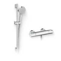 Душевой комплект Термостат Hansgrohe Ecostat 1001 CL ВМ 13211000 для душа + Гарнитур Vernis Blend 26275000 хром