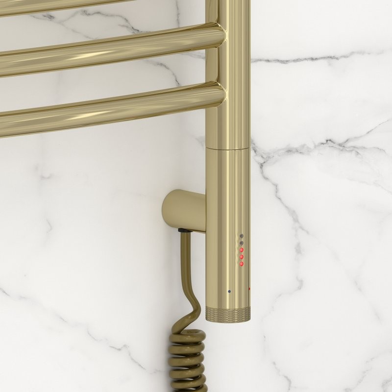 Полотенцесушитель электрический Сунержа Богема 3.1 020-6003-6040 70x45 см, подключение справа, шампань, лесенка