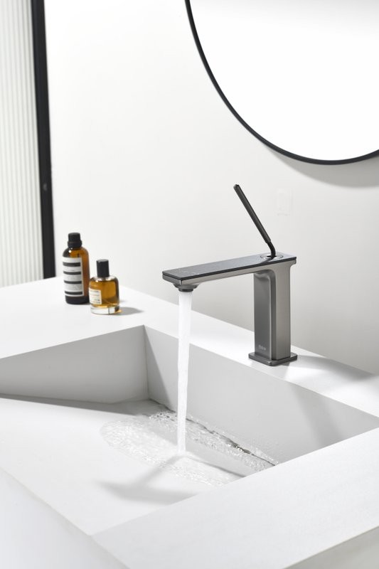 Смеситель для раковины Black&White Gravity 7105GM gun metal