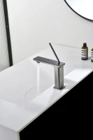 Смеситель для раковины Black&White Gravity 7105GM gun metal