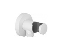 Шланговое подключение Kludi A-QA 6054753-00 с держателем, матовый белый Шланговое подключение Kludi A-QA 6054753-00 с держателем, матовый белый