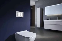 Кнопка смыва для унитаза AZARIO AZ-8200-0031 пластик, цвет глянцевый хром