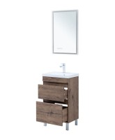 Мебель для ванной комнаты Aquanet Нота new 50 напольная, дуб веллингтон табак