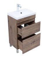 Мебель для ванной комнаты Aquanet Нота new 50 напольная, дуб веллингтон табак