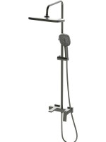 Душевая стойка Haiba HB24831-3 оружейная сталь