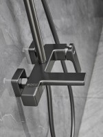 Душевая стойка Haiba HB24831-3 оружейная сталь