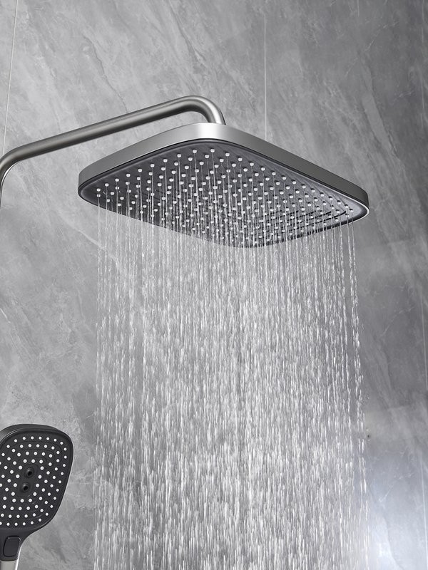 Душевая стойка Haiba HB24831-3 оружейная сталь