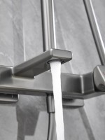 Душевая стойка Haiba HB24831-3 оружейная сталь