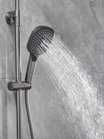 Душевая стойка Haiba HB24831-3 оружейная сталь