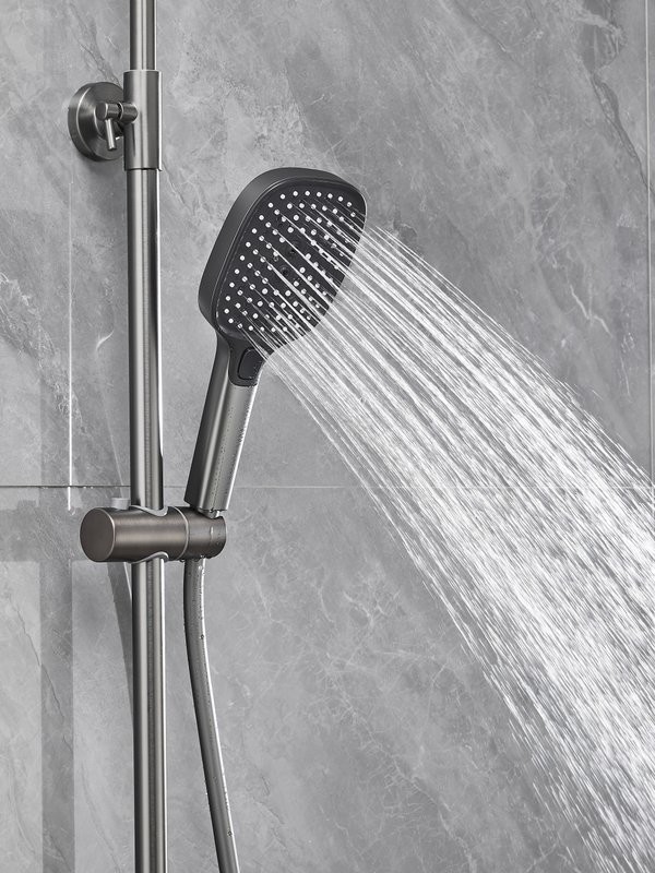 Душевая стойка Haiba HB24831-3 оружейная сталь