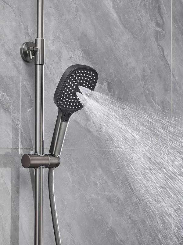 Душевая стойка Haiba HB24831-3 оружейная сталь