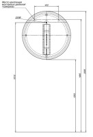 Мебель для ванной комнаты Allen Brau Infinity 100 1+1, подвесная, антрацит матовый, столешница бежевая
