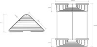 Полка Bemeta Cytro 102308132 двойная
