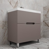 Тумба с раковиной Style Line Матис 80 напольная, тайп темный