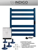 Полотенцесушитель электрический Indigo Oktava Slim 5 LСLOKS5E60-50MFRt синий