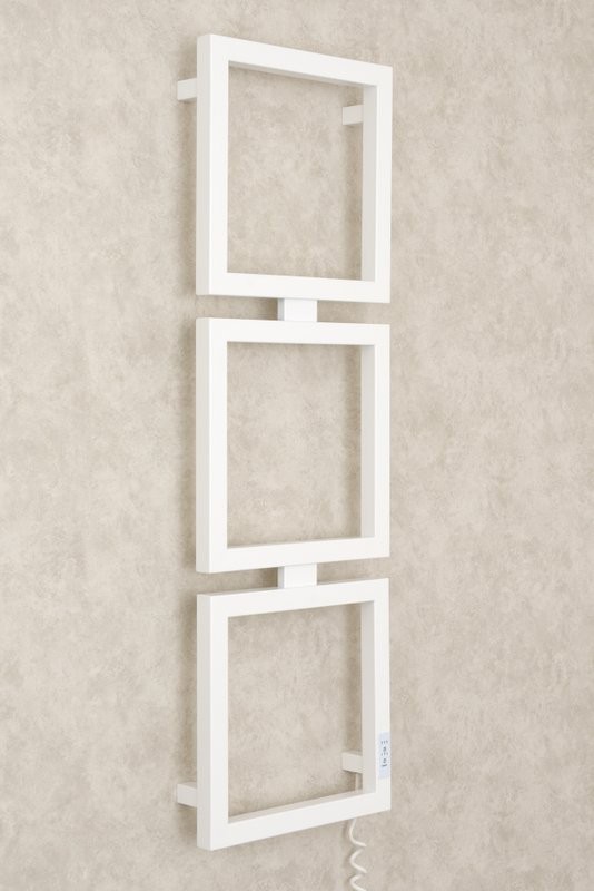 Полотенцесушитель электрический Сунержа Этюд E 30-0845-1030 105x35 см, подключение справа, матовый белый