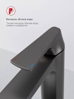 Смеситель для раковины Raglo R07.15.09 графит Смеситель для раковины Raglo R07.15.09 графит