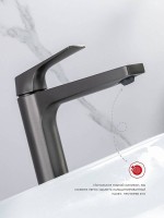 Смеситель для раковины Raglo R07.15.09 графит Смеситель для раковины Raglo R07.15.09 графит