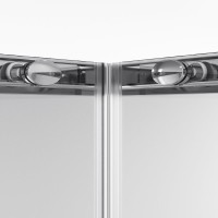 Душевой уголок Niagara Nova NG-6630-34 100x100, профиль хром, стекло прозрачное
