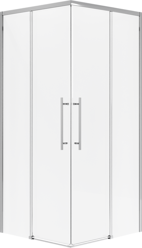 Душевой уголок Niagara Nova NG-6630-34 100x100, профиль хром, стекло прозрачное
