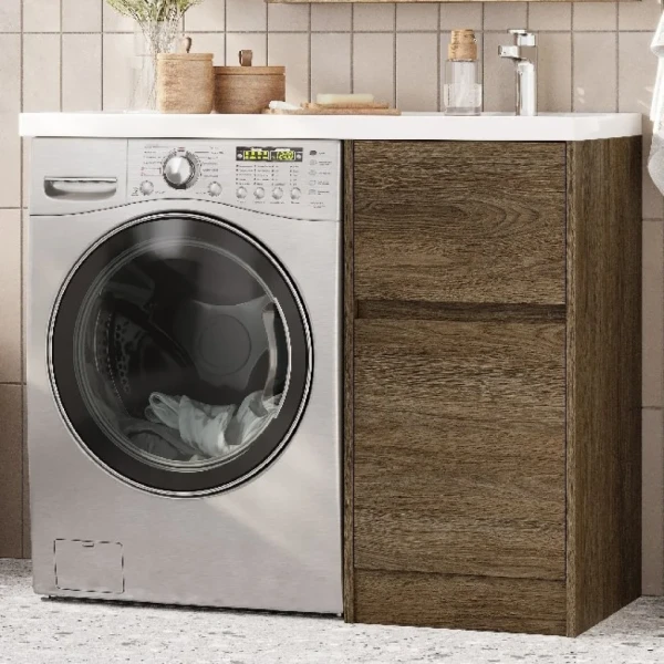 Тумба с раковиной AQUATON Лондри 40 R, дуб кантри