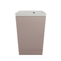 Тумба с раковиной Style Line Моно 50 напольная, санд пудровый, раковина Asti 50 жасмин