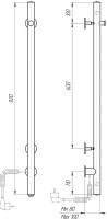 Полотенцесушитель электрический Domoterm Танго 109-V1 9x90