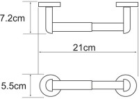 Держатель туалетной бумаги Wasserkraft Rhein K-6222