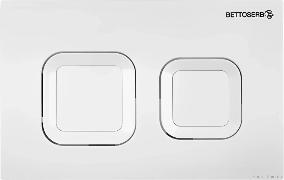 Комплект Инсталляция BETTOSERB Sava Fix Slim 40006456 + Кнопка Smart 40006470 цвет белый глянец