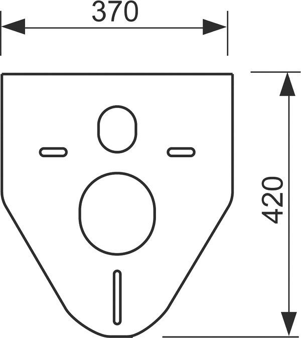 Система инсталляции для унитазов TECE Profil TECEprofil Uni 2.0 9300302 + 9200010 + 9380014