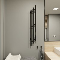 Полотенцесушитель электрический Altasan Бриз 120х17 черный муар