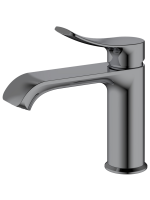 Смеситель для раковины Haiba HB10553-3 оружейная сталь