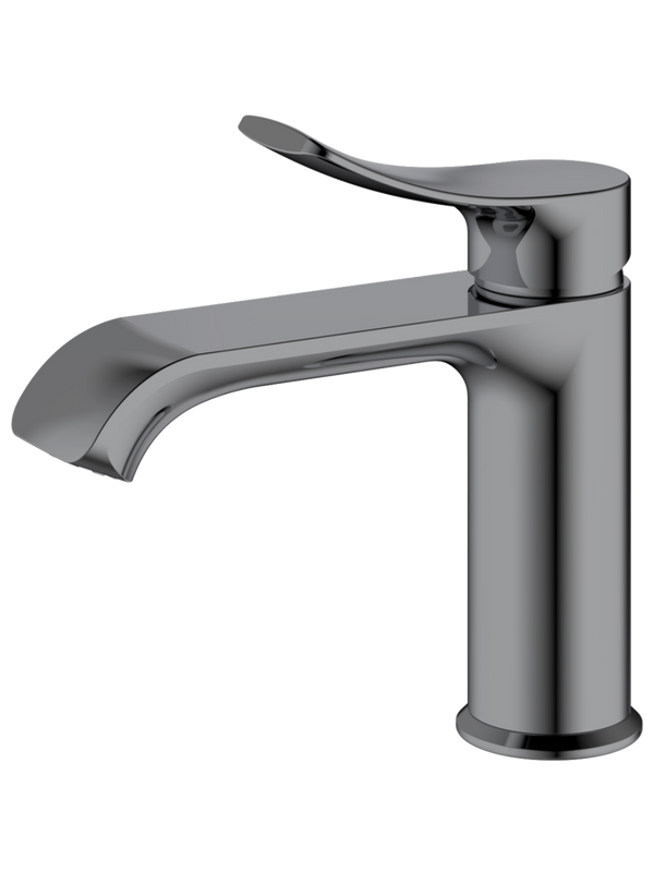 Смеситель для раковины Haiba HB10553-3 оружейная сталь